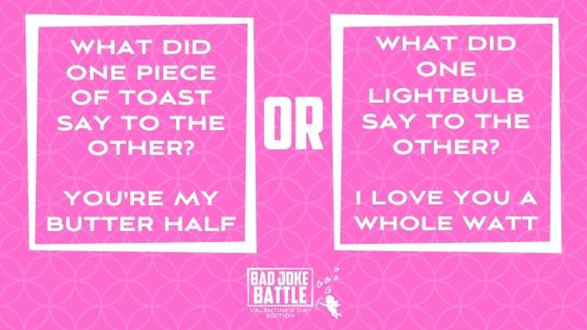 Bad Joke Battle Valentines Day Edition image number null